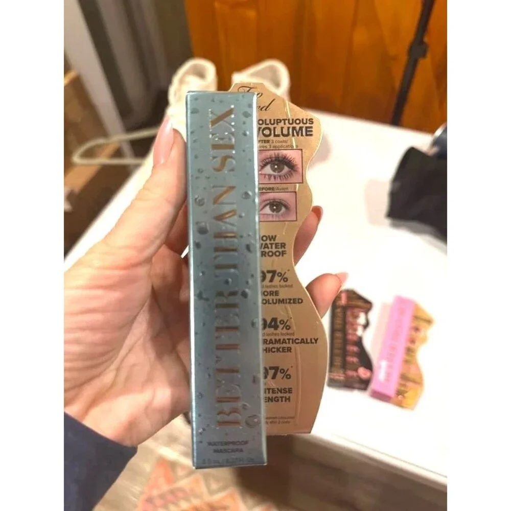 Too Faced Better Than Sex Mascara 3x Item Bundle NWT